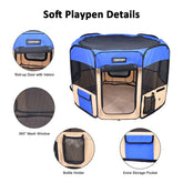 JESPET Pet Dog Playpens 36", 45" & 61" Portable Soft Kennel with Carry Bag