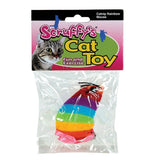 Scruffy's Catnip Rainbow Mouse, 1pk