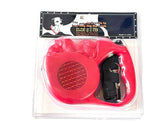 Reflective Retractable Pet Dog Leash Red