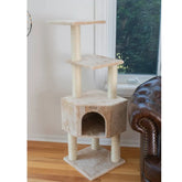 GleePet 48-Inch Cat Tree Real Wood
