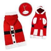 Festive Santa Hooded Sweater with Luxurious Soft Fur Trims - Holiday Fashion for All