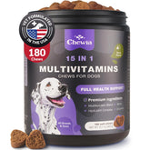 Dog Vitamins 15 in 1 Dog Multivitamin Chews