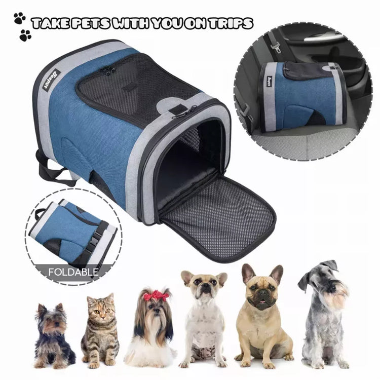 JESPET Pet Backpack Carrier for Small Dogs