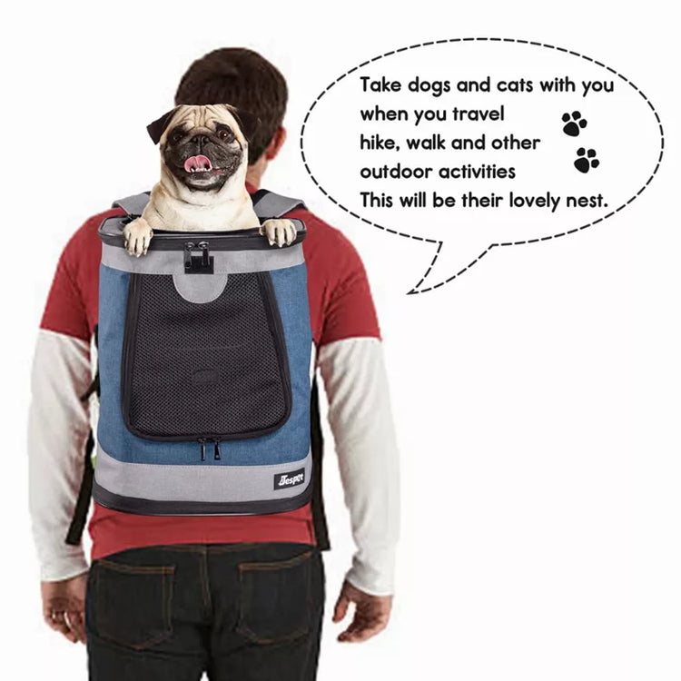 JESPET Pet Backpack Carrier for Small Dogs