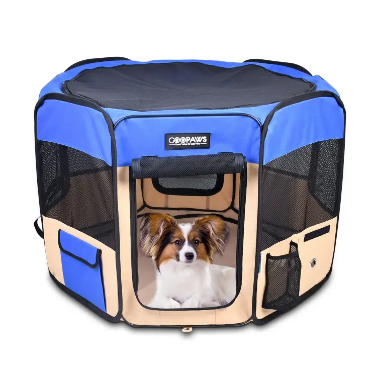 JESPET Pet Dog Playpens 36", 45" & 61" Portable Soft Kennel with Carry Bag