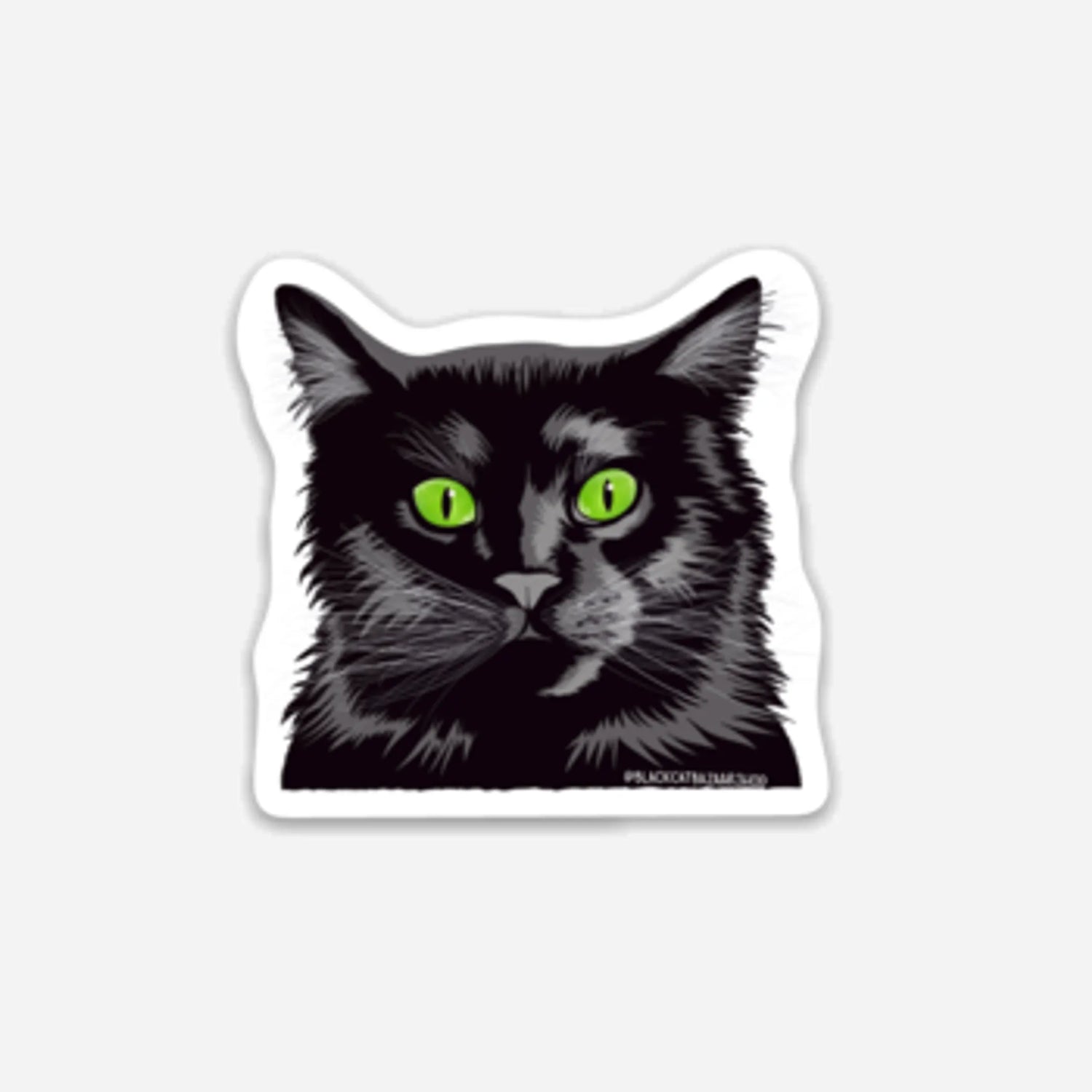 Black Cat Sticker
