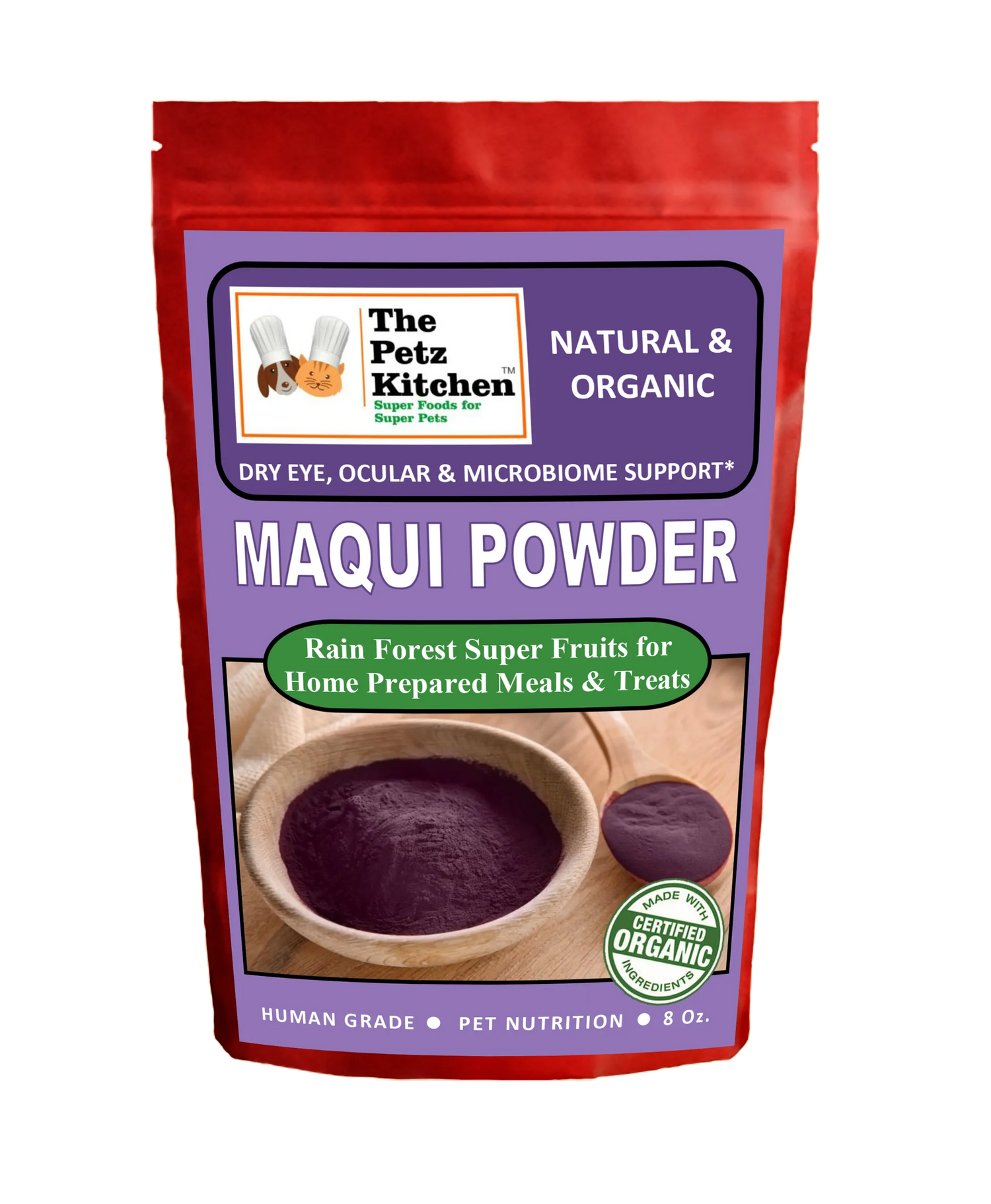 Maqui Berry Powder - Dry Eye Ocular & Microbiome Support