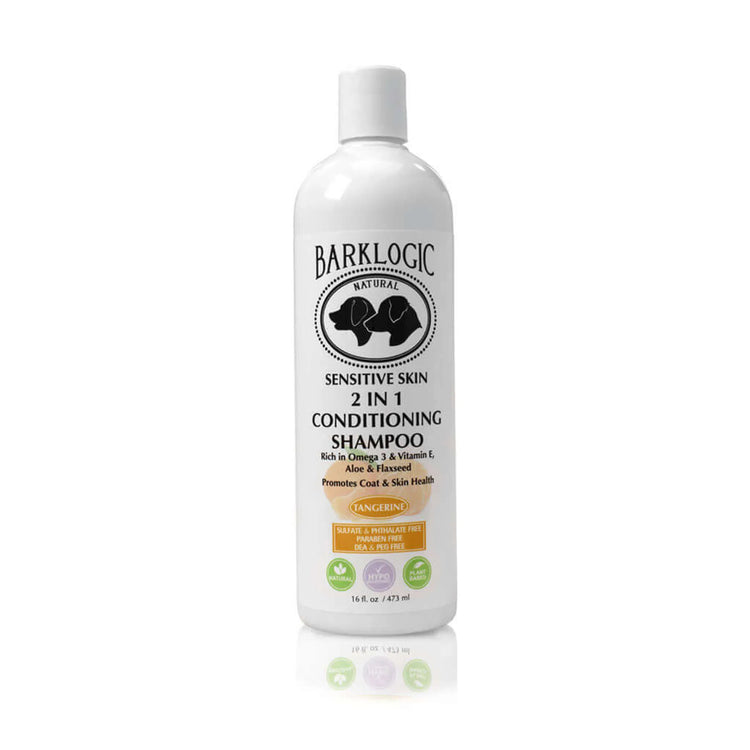BarkLogic Sensitive Skin 2 in 1 Conditioning Shampoo - Tangerine
