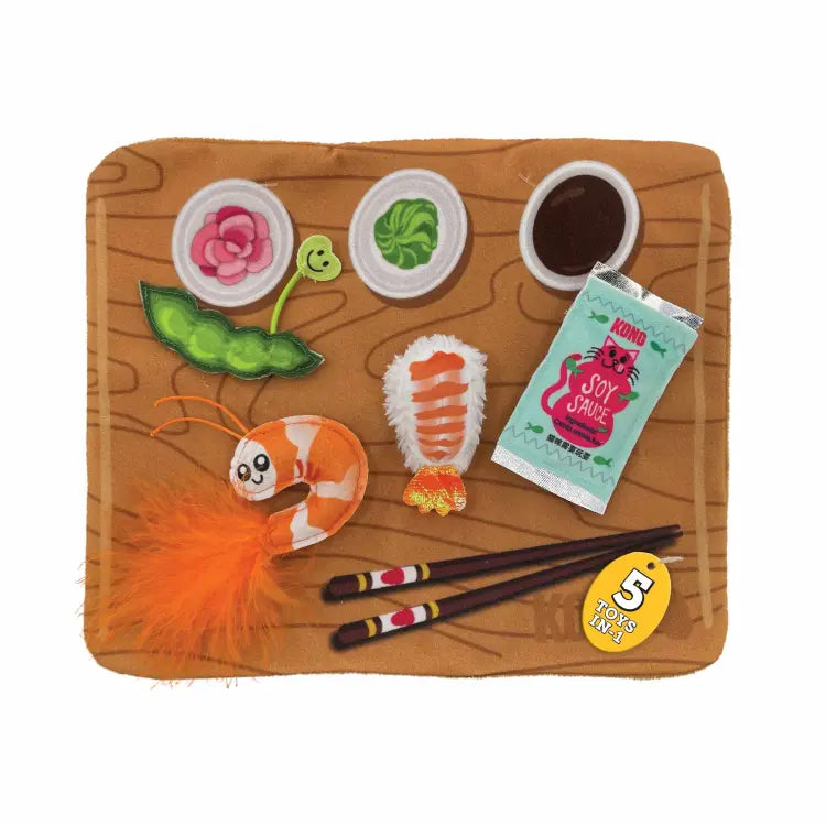 KONG® Pull-A-Partz™ Sushi Cat Toy