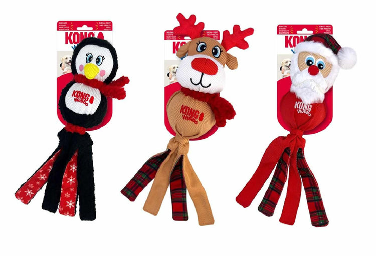 KONG Holiday Wubba™ Large: Engaging Holiday Toy for Dogs