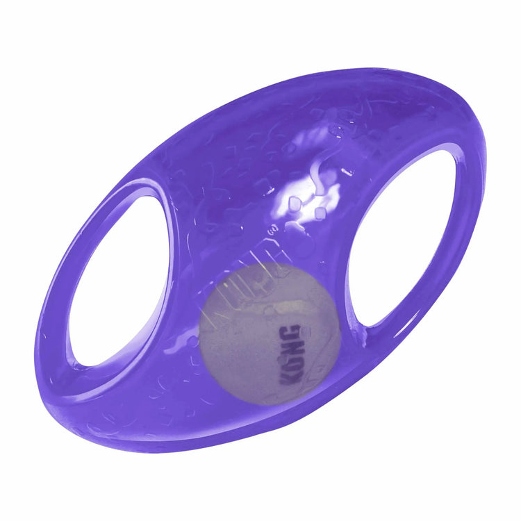 Interactive KONG® Jumbler™ Football Dog Enrichment Toy Assorted: Perfect for Play & Training