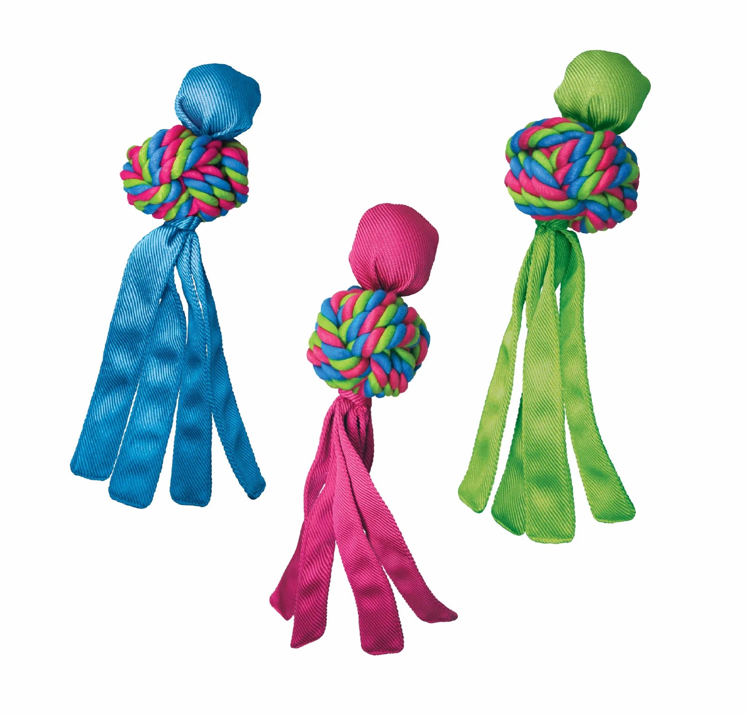 KONG® Wubba Weaves Dog Tug Toy Assorted