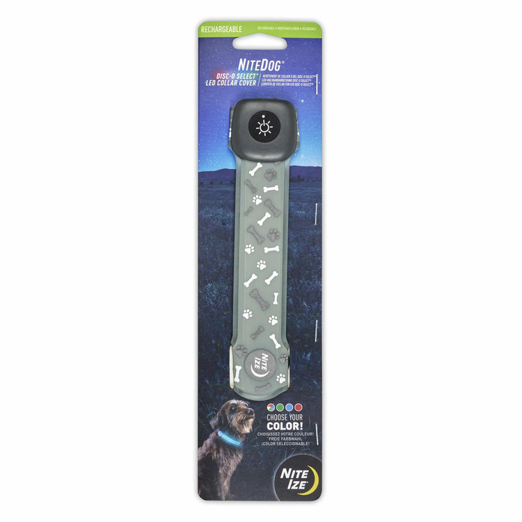 Nite Ize NiteDog(R) Rechargeable LED Collar Cover - Disc-O Select(TM)
