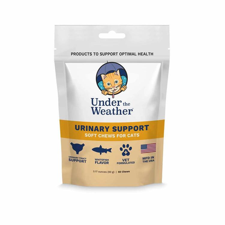 Under the Weather Cat Urinary Support Chews - 60 ct: Promote Feline Urinary Health