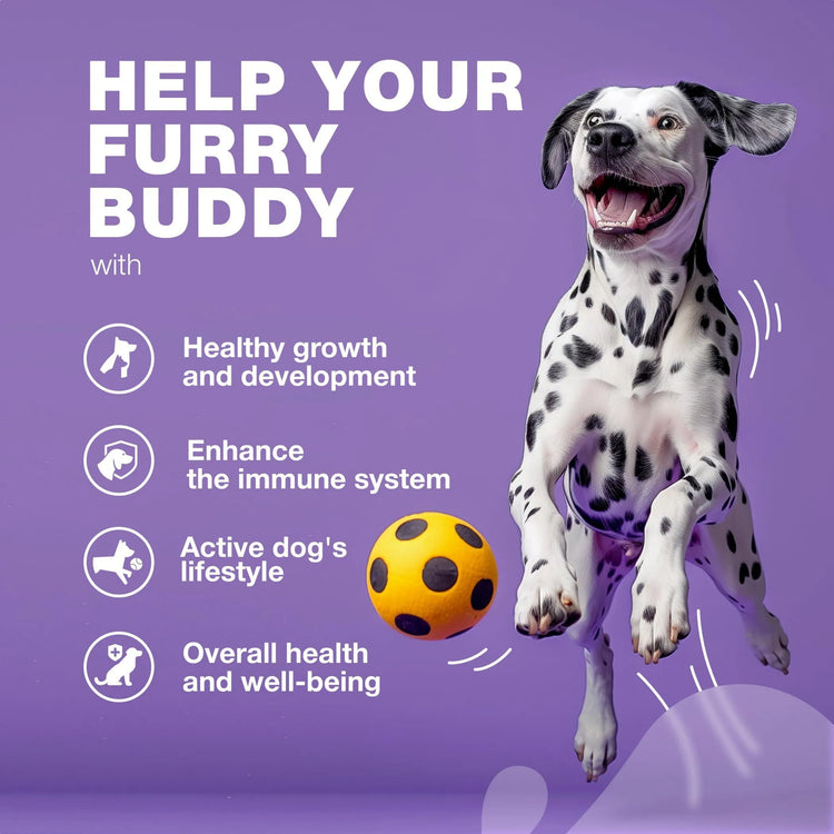 Dog Vitamins 15 in 1 Dog Multivitamin Chews