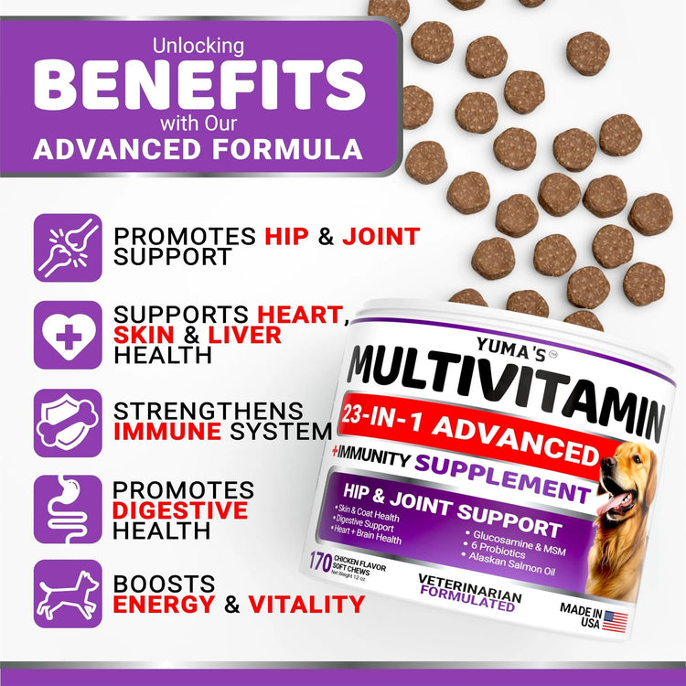 Dog Multivitamin Chewable with Glucosamine