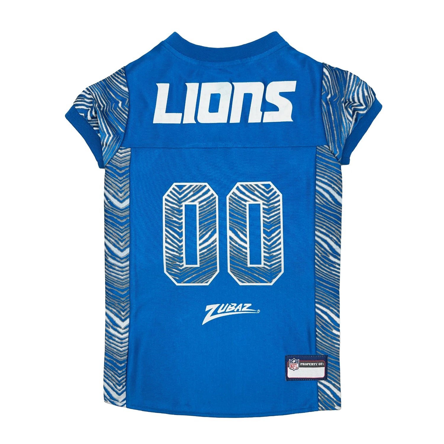 Detroit Lions Zubaz Pet Jersey