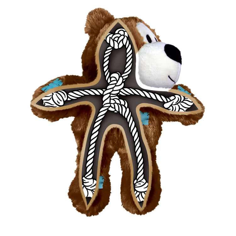 Durable KONG® Wild Knots Bear Dog Rope Toy Assorted: Perfect for Play & Chewing