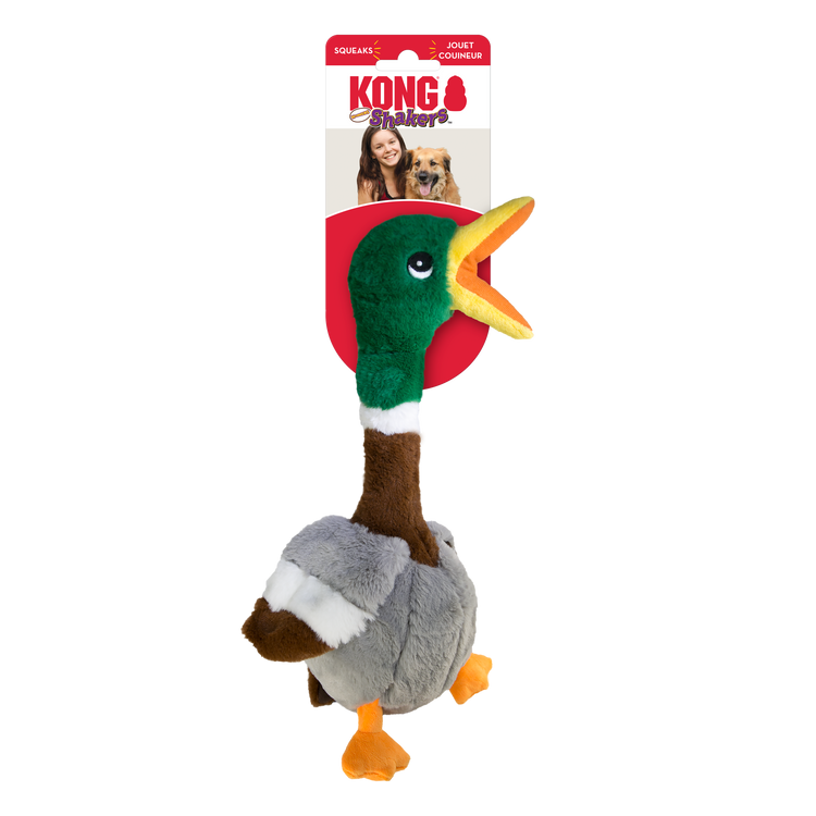Interactive Fun with KONG® Shakers™ Honkers Duck Dog Toy