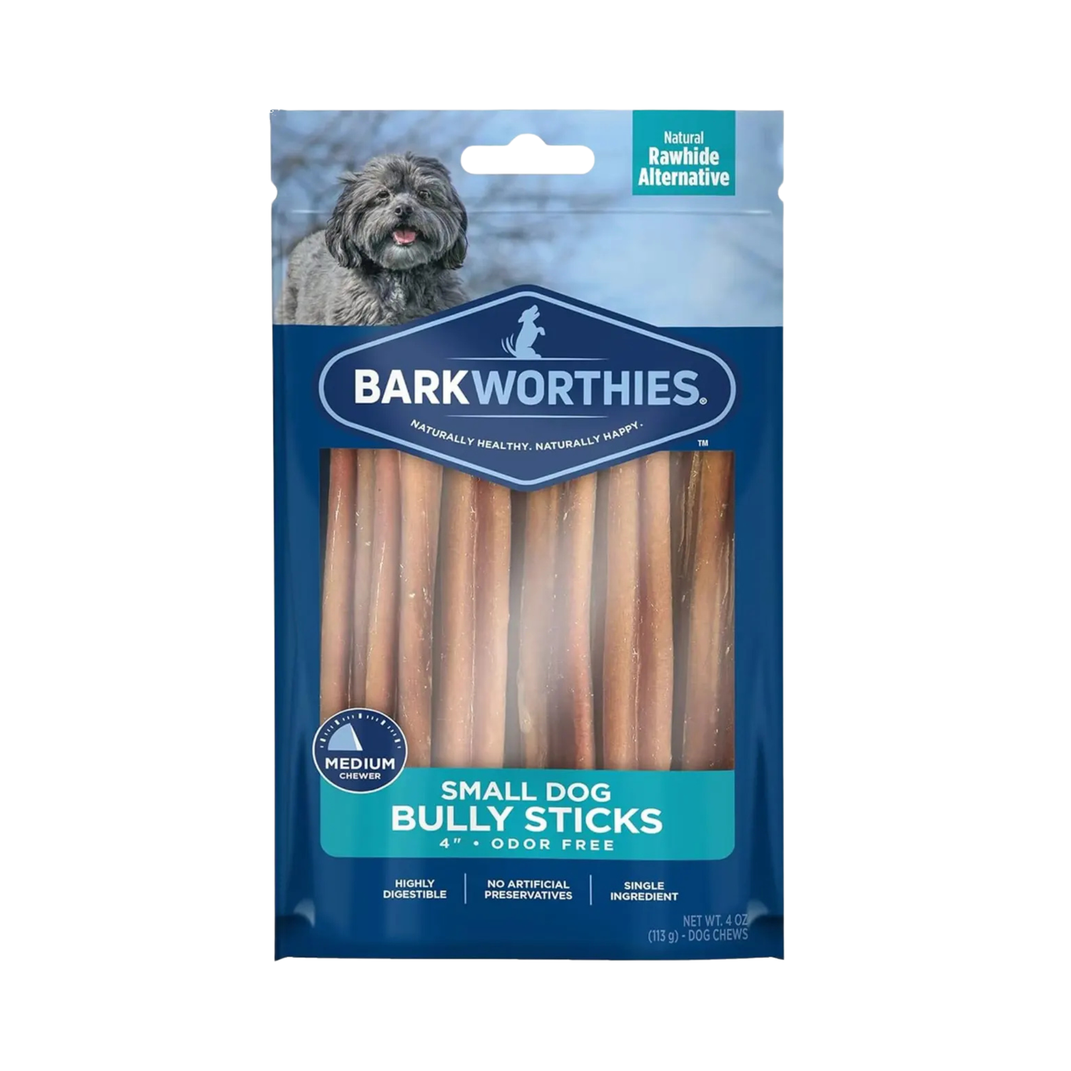 Barkworthies Bully Stick- Odor Free